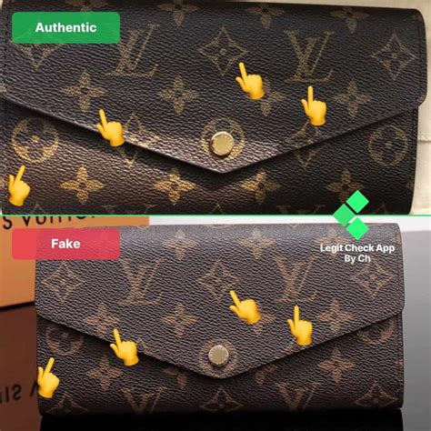 louis vuitton long wallet fake vs real|louis vuitton wallet authenticity code.